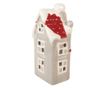 Multicolor Ceramic Christmas House with LED 11x9x22 cm thumbnail 3