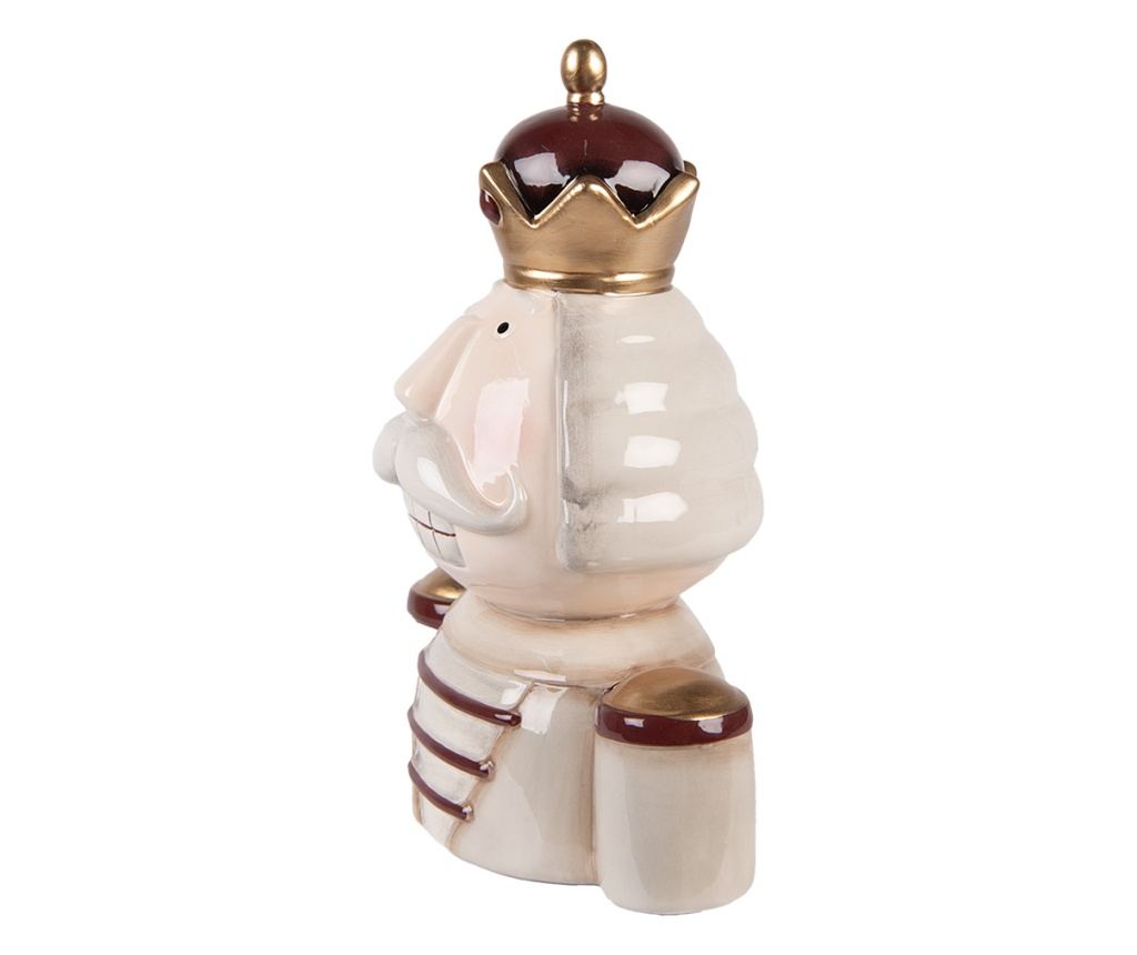 Multicolor Ceramic Nutcracker Figurine 17x12x23 cm - 2