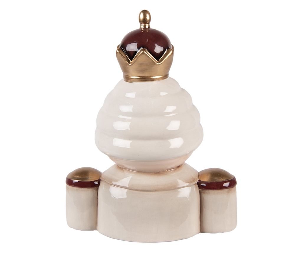 Multicolor Ceramic Nutcracker Figurine 17x12x23 cm - 3