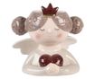 Multicolor Ceramic Angel Flower Pot 17x14x17 cm thumbnail 1
