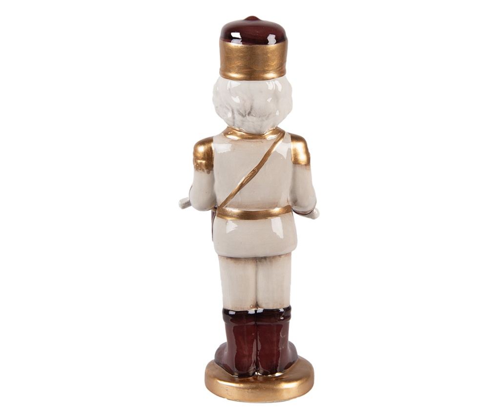 Multicolor Ceramic Nutcracker Figurine 8x8x25 cm - 2