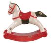 Multicolor Ceramic Christmas Horse Figurine 12x4x11 cm thumbnail 1