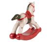 Multicolor Ceramic Christmas Horse Figurine 12x4x11 cm thumbnail 3