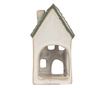 Multicolor Ceramic Christmas House Candle 7x7x13 cm thumbnail 2