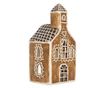 Candela Christmas House white brown ceramic 8x7x17 cm thumbnail 3