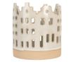 Candela Christmas House Beige Ceramic Ø 11x11 cm thumbnail 2