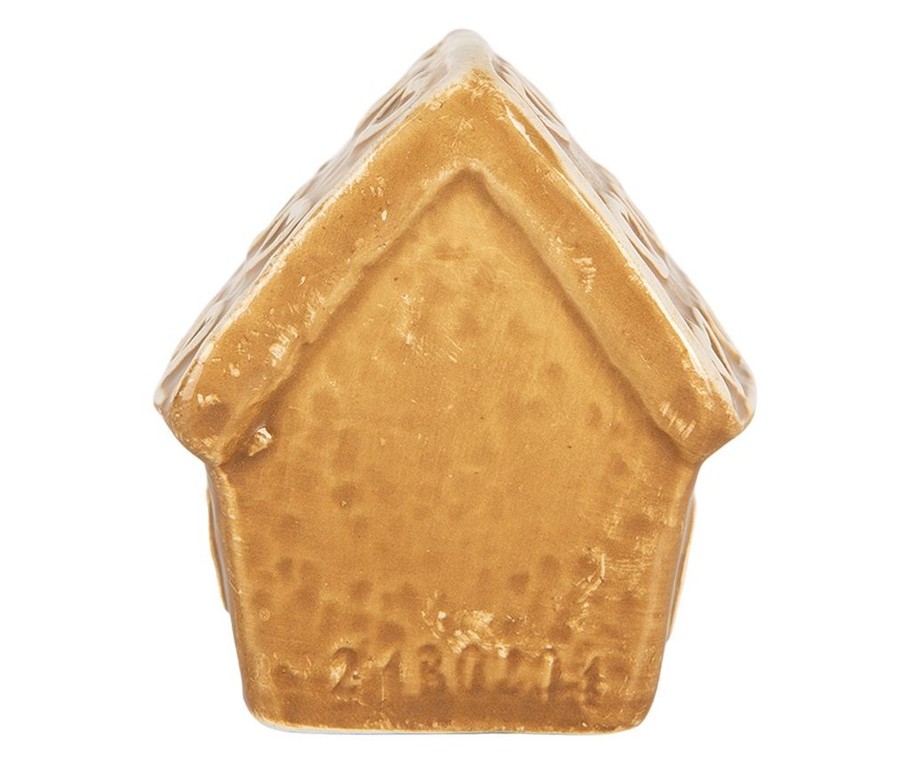 Christmas House Ceramic Card Holder 5x4x6 cm - 2