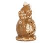 White and Brown Ceramic Snowman Figurine 9x7x13 cm thumbnail 2