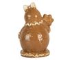 White and Brown Ceramic Snowman Figurine 9x7x13 cm thumbnail 3