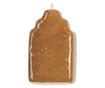 Set of 3 Christmas Tree Ornaments, Brown and White Ceramic Houses, 4x4x6 cm thumbnail 2