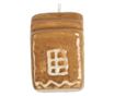 Set of 3 Christmas Tree Ornaments Ceramic Houses 4x4x5 cm thumbnail 3