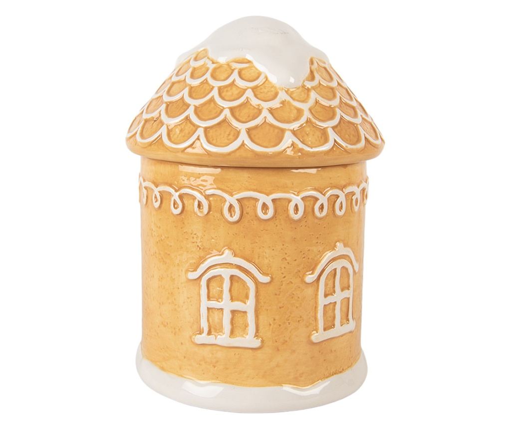 Multicolor Ceramic Christmas Jar Ø 13x17 cm - 2