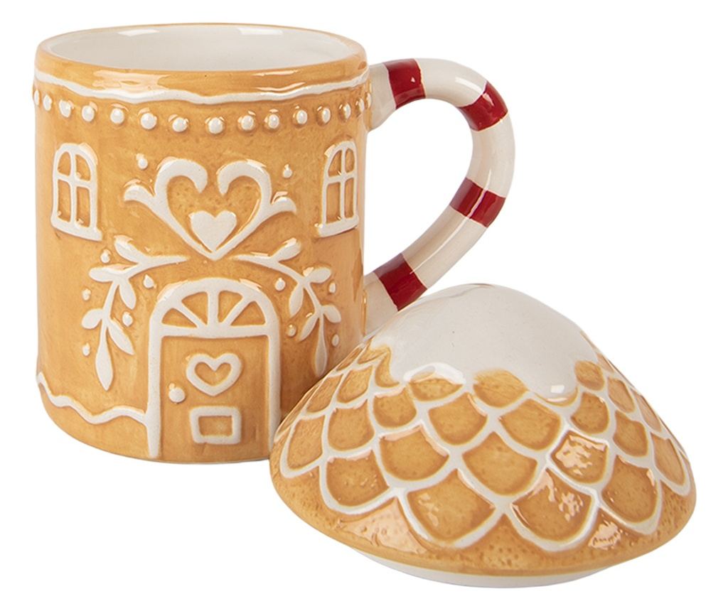Božićna šalica Keramička Višebojna 13x10x15 cm / 350 ml - 3