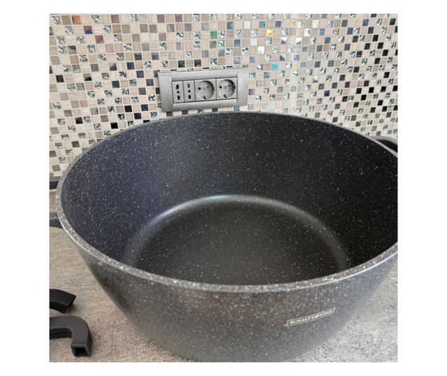 Тенджера с капак Royalty Line, RL-BS44M, 23.4л, 44см капак