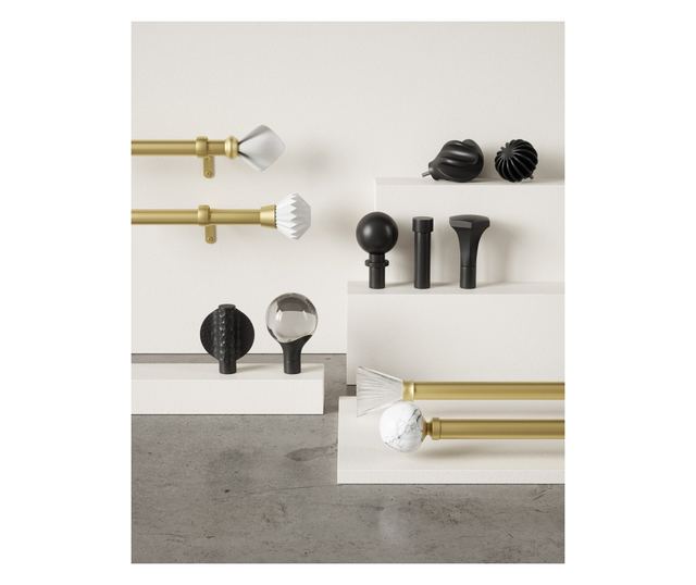 Zlatna karniša za zavjese