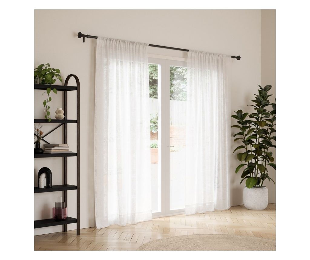 Crna karniša za zavjese - 9