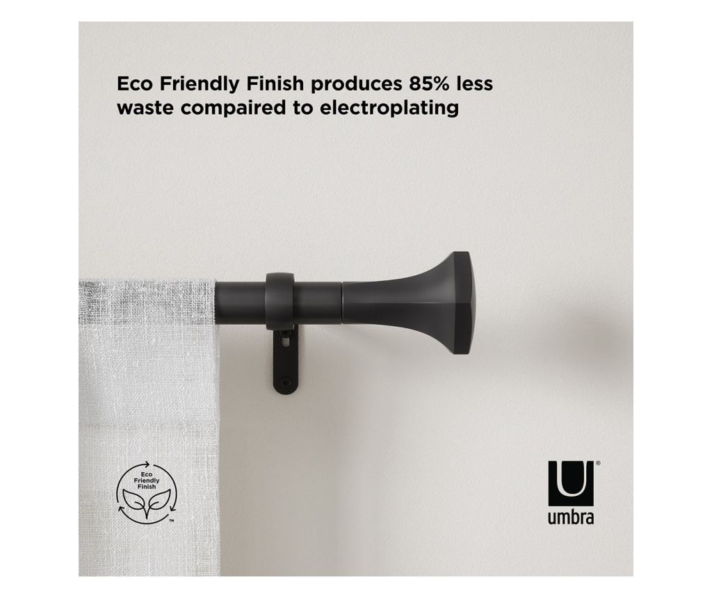 Crna karniša za zavjese - 13