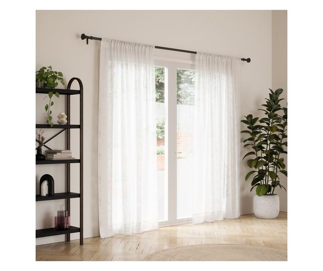 Crna karniša za zavjese