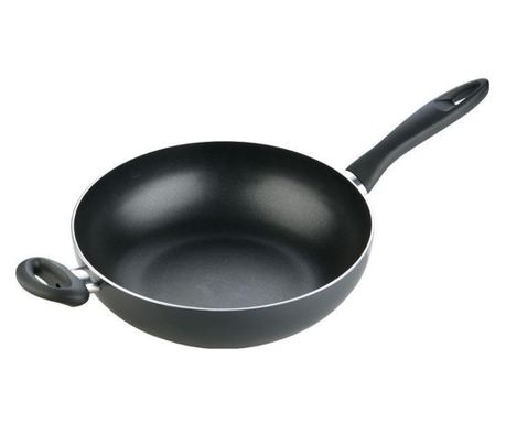 Crna wok tava 28 cm