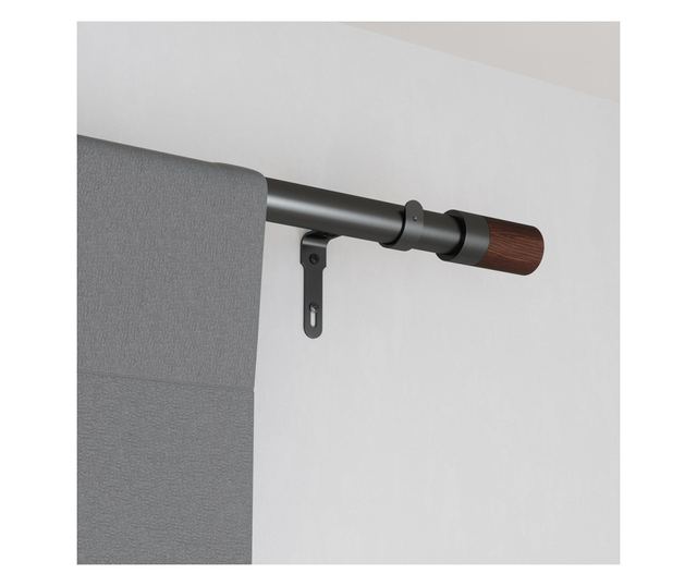 Karniša za zavjese grafitne boje