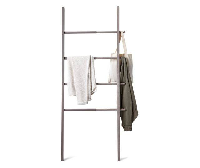 Sivi stalak za ručnike