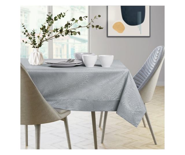 Сива покривка за маса 40x140 см