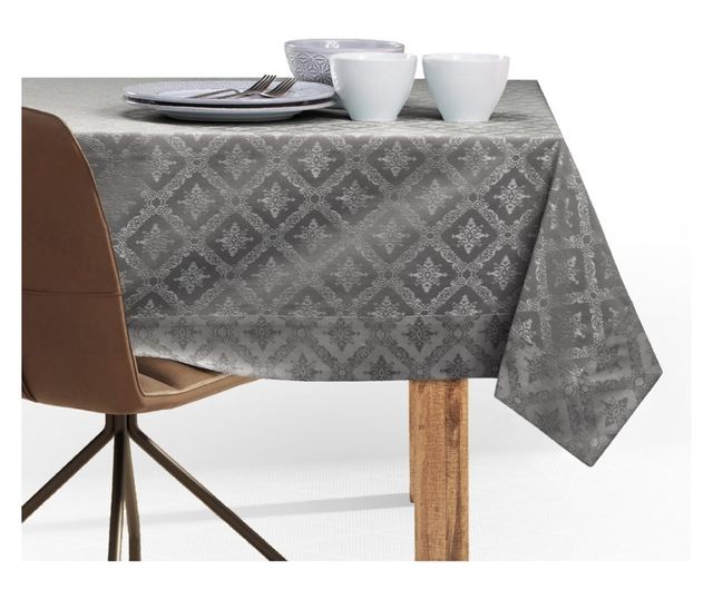 Сива покривка за маса 40x250 см