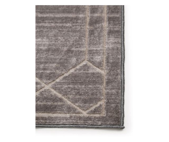 Сив килим 66x110 см