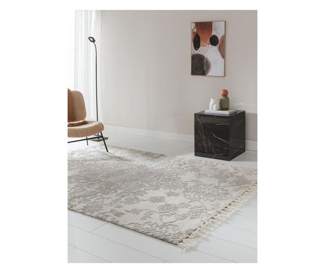 Сив килим 120x170 см