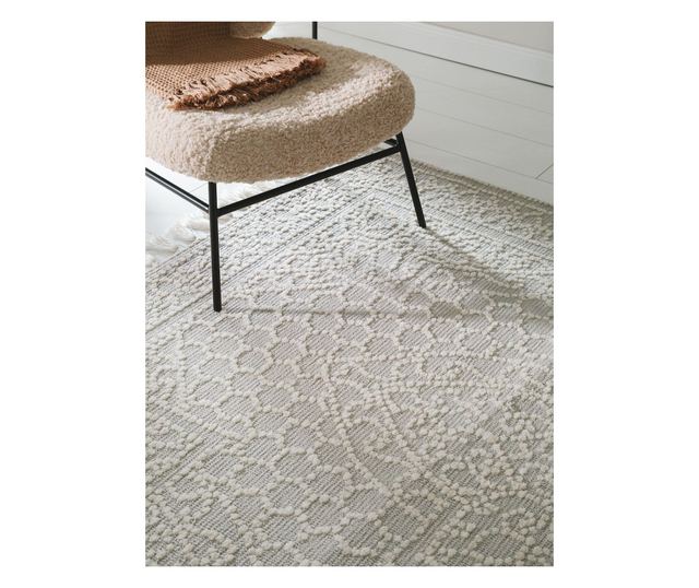 Сив килим 120x170 см