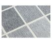 Сив правоъгълен килим с шарка 140x200 см