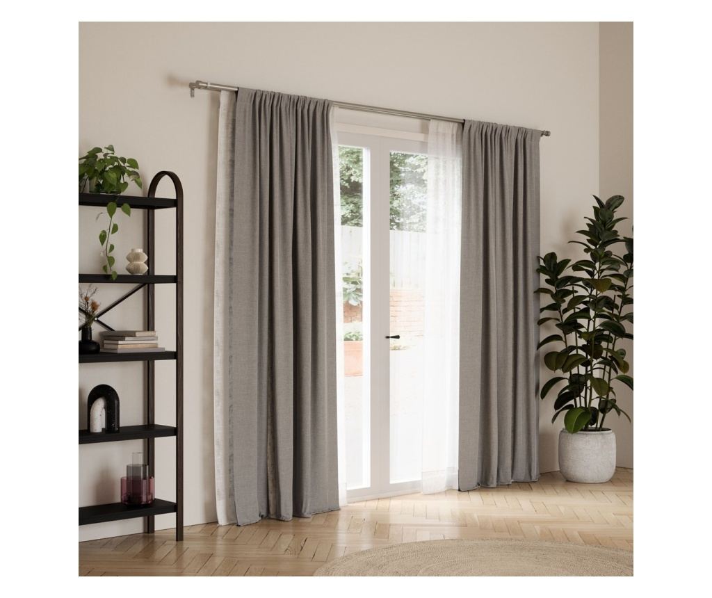 Srebrna karniša za zavjese - 5