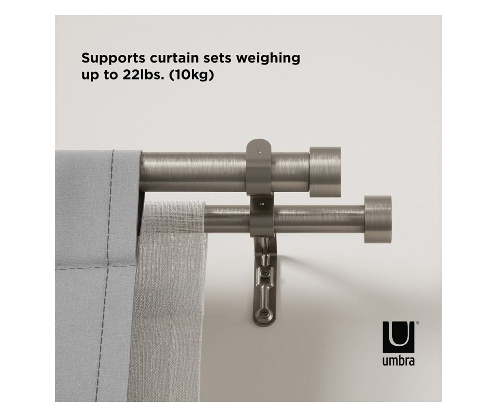 Srebrna karniša za zavjese - 8