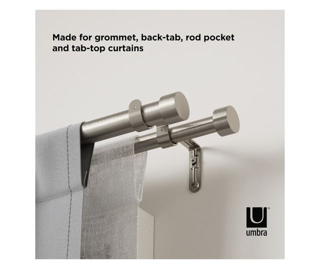 Srebrna karniša za zavjese