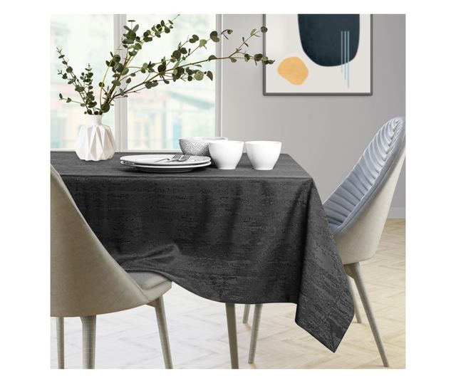 Grafitový ubrus 110x110 cm