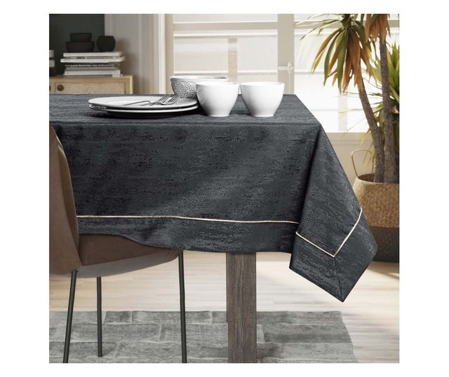 Grafitový ubrus 110x110 cm
