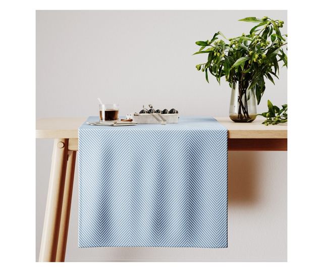 Temno moder žametni prt, 40x140