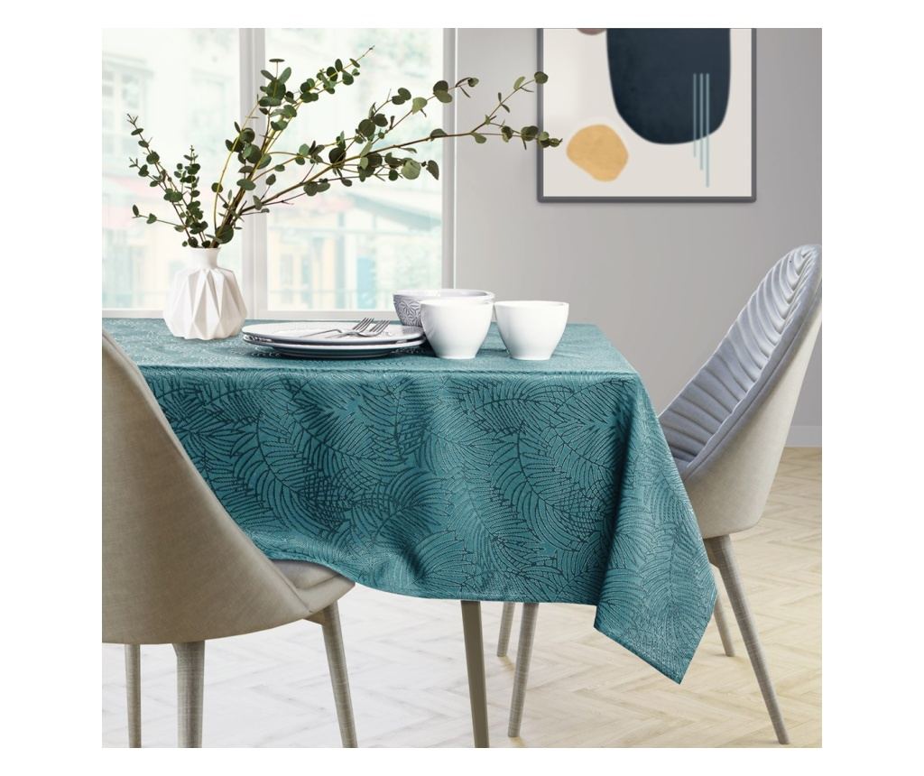 Ovalni prt morske barve, 140x340 - 4