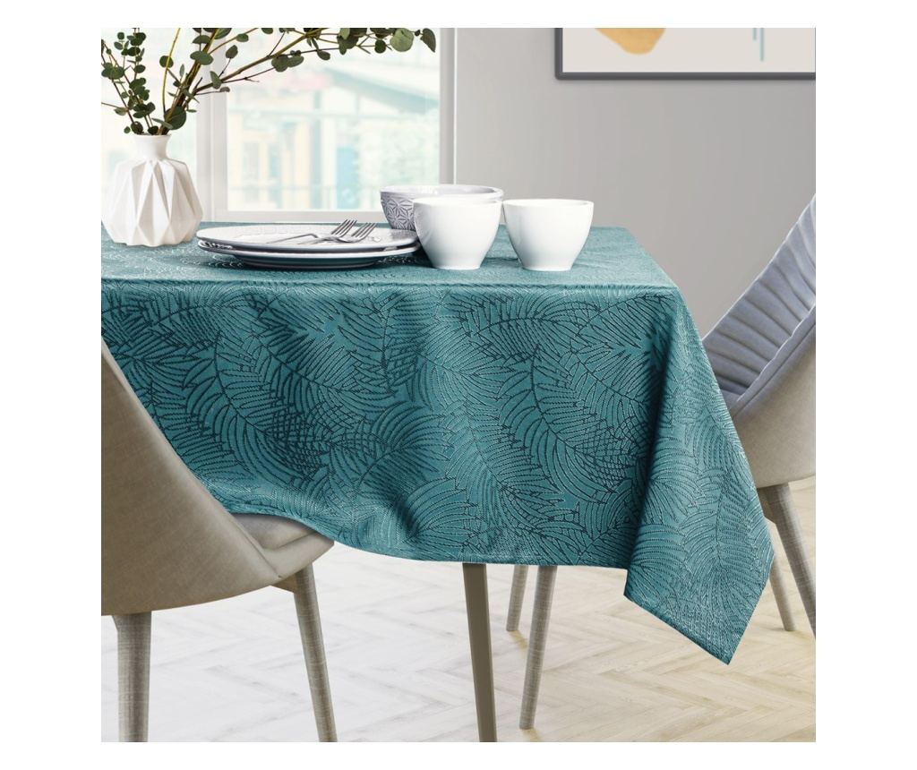Ovalni prt morske barve, 140x340 - 5