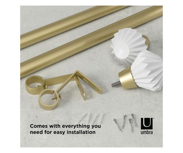 Zlatna karniša za zavjese