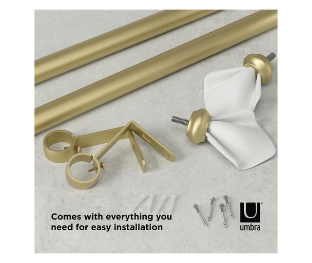 Zlatna karniša za zavjese