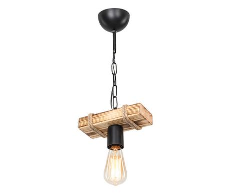 Viseća svjetiljka Squid Lighting, drvo, 20x10x43 cm, maks. 100 W, E27, s 1 žaruljom, Lagun 1