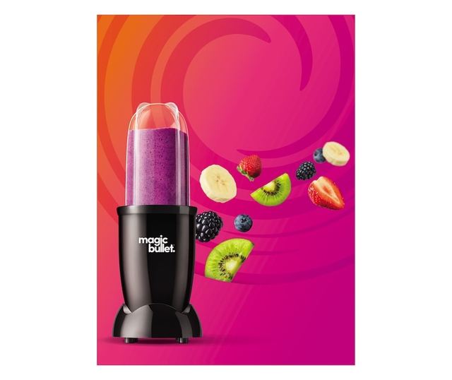 Nutribullet Magic 0C22300070 turmixgép, 200 W, 1 sebesség, 355 ml-es pohár, 560 ml-es pohár, fekete