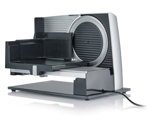 Електрическа машина за рязане на храна, Graef, TWIN, 0-20 мм, сребриста