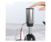 Decantor cu aerator electric, AB Luxury Concept®, pentru vin cu baza suport inclusa, usor de utilizat si depozitat, design elega thumbnail 2
