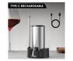 Decantor cu aerator electric, AB Luxury Concept®, pentru vin cu baza suport inclusa, usor de utilizat si depozitat, design elega thumbnail 3