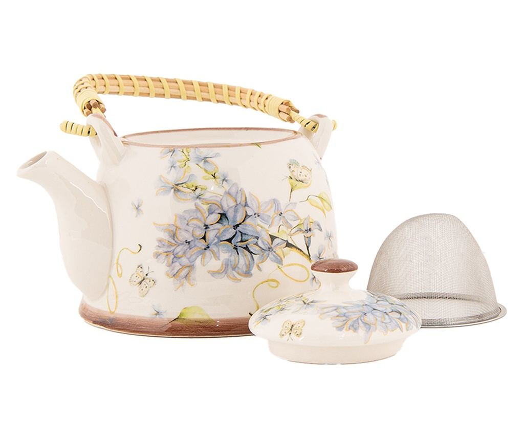 Multicolor Ceramic Teapot with Infuser 18x14x12 cm / 800 ml - 2