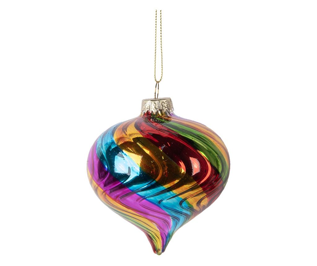 Set of 6 Christmas Tree Baubles Ø 8x8 cm - 2