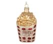 Set of 2 Christmas Tree Glass Ornaments 6x3x10 cm thumbnail 1