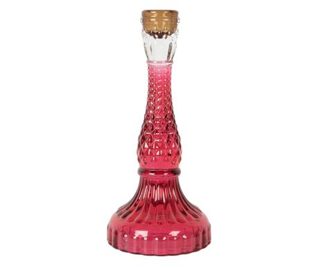 Multicolor Glass Candle Holder Ø 10x22 cm